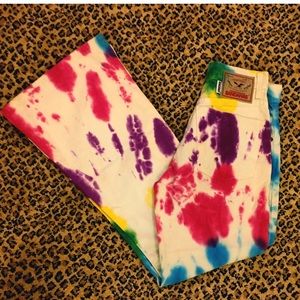 Tie-Dye Jeans ✌️ ☮️ 🌸